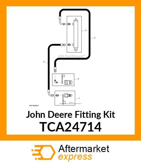 KIT, QUICK CONNECT FTG, MALE TCA24714