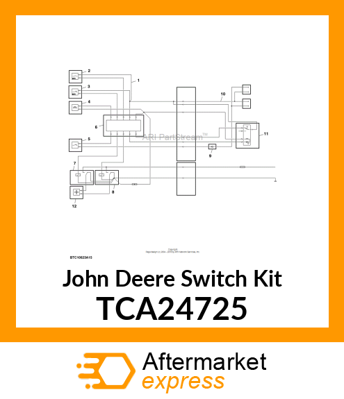 KIT, TEMP SWITCH WITH FITTING TCA24725