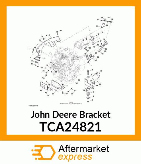 BRACKET, ENGINE MOUNT TCA24821