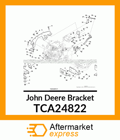 BRACKET, ENGINE MOUNT TCA24822