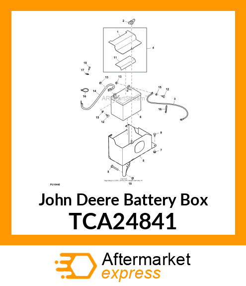 BOX BATTERY COVER TCA24841