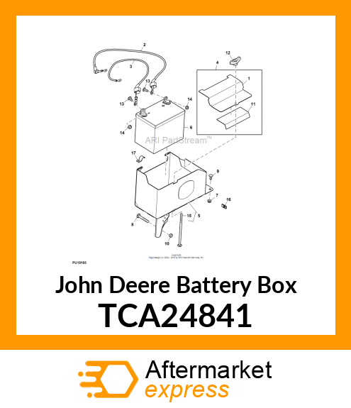 BOX BATTERY COVER TCA24841