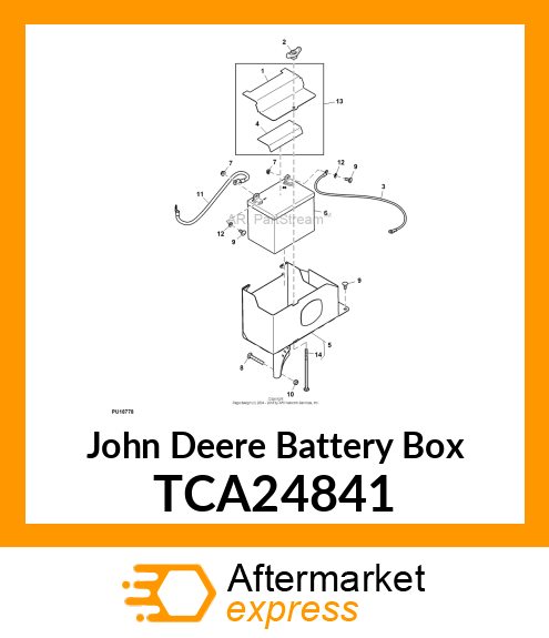 BOX BATTERY COVER TCA24841
