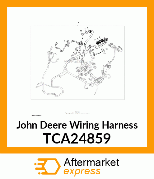 WIRING HARNESS, HARNESS TIER IV FM TCA24859