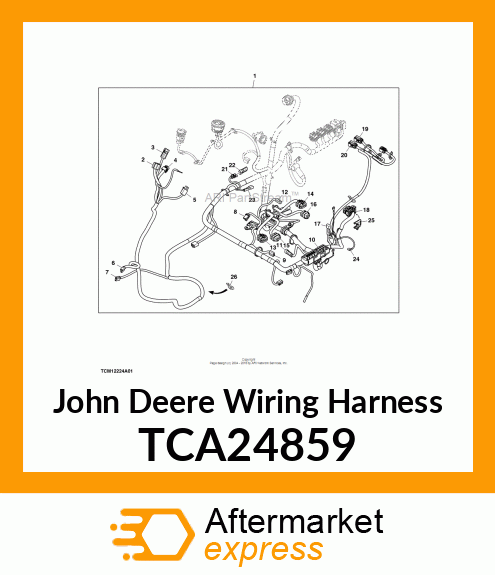 WIRING HARNESS, HARNESS TIER IV FM TCA24859