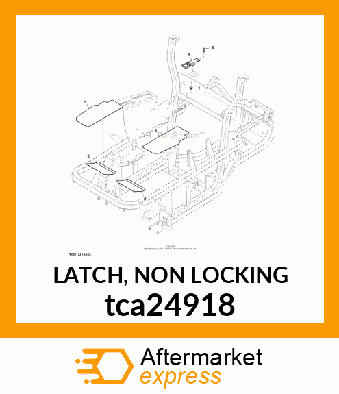 LATCH, NON LOCKING tca24918