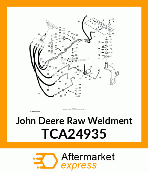 WELDMENT, 3WD YOKE (8000) TCA24935