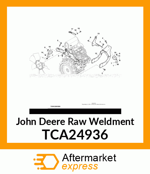 ARM, ENGINE ASSY SUPPORT TCA24936