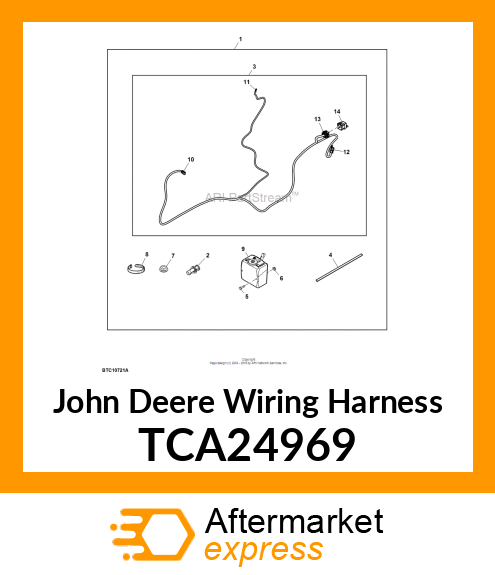 WIRE HARNESS, WINDSHIELD WASHER KIT TCA24969