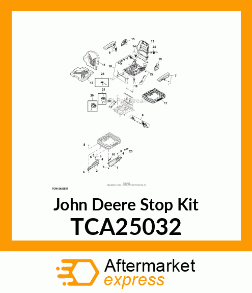 KIT, STOP RECLINE TCA25032