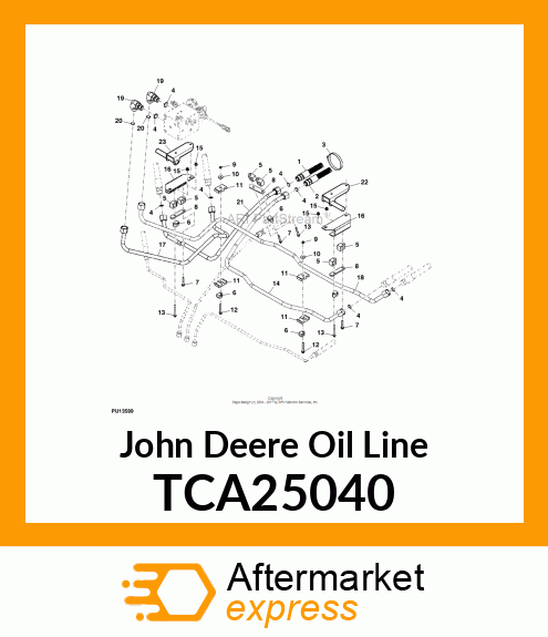 OIL LINE TCA25040