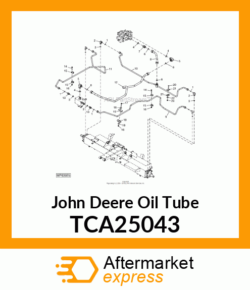 TUBE, HYDRAULIC TCA25043