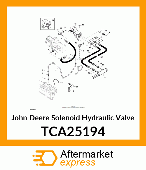 SOLENOID HYDRAULIC VALVE, REPLACE S TCA25194