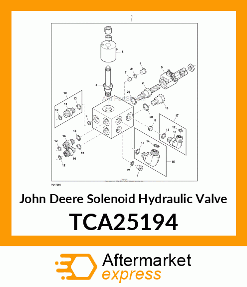 SOLENOID HYDRAULIC VALVE, REPLACE S TCA25194