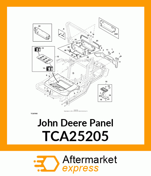 PANEL ASSEMBLY 1400/1500 TCA25205