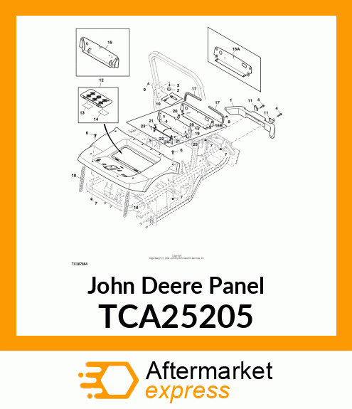 PANEL ASSEMBLY 1400/1500 TCA25205