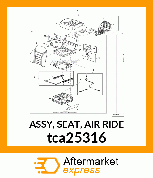 ASSY, SEAT, AIR RIDE tca25316
