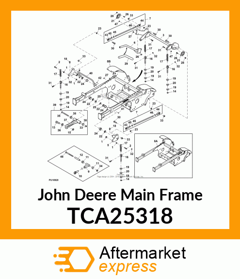 FRAME, BODY SERVICE, 600R TCA25318