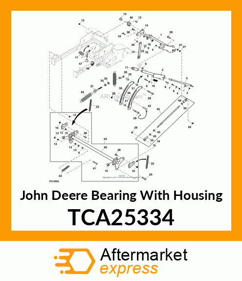 BEARING WITH HOUSING TCA25334