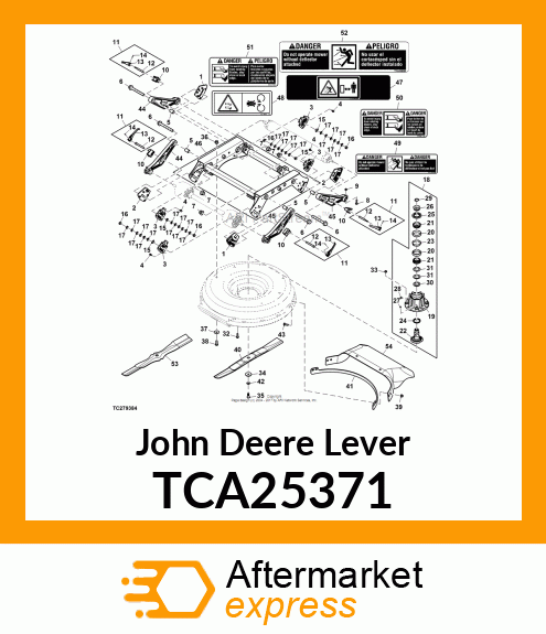 LEVER, ASSEMBLY HOC LOCK TCA25371