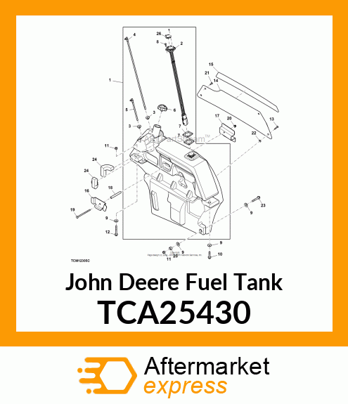 TANK, ASSEMBLY TCA25430