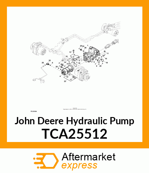 HYDRAULIC PUMP TCA25512