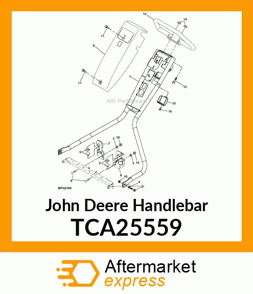 HANDLEBAR, HANDLEBAR WELDED, E TCA25559