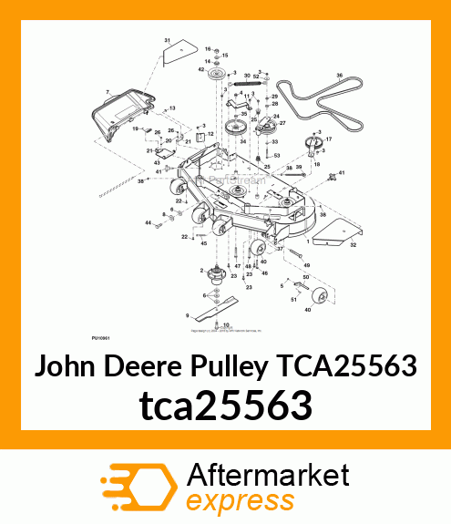 PULLEY, SPINDLE tca25563