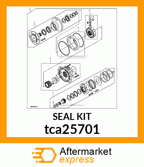 SEAL KIT tca25701