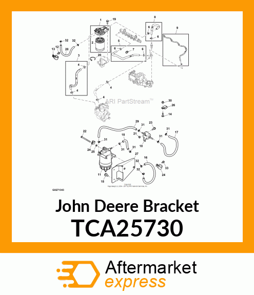 BRACKET, FUEL SYSTEM TCA25730