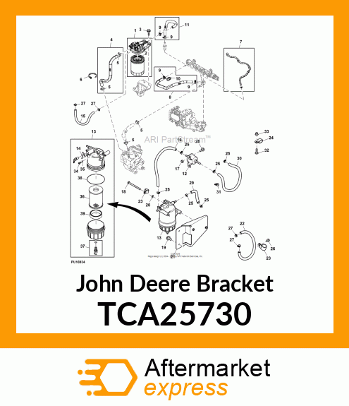 BRACKET, FUEL SYSTEM TCA25730