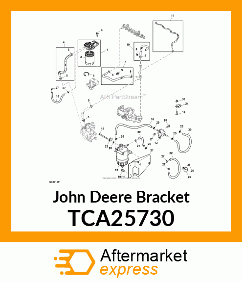 BRACKET, FUEL SYSTEM TCA25730