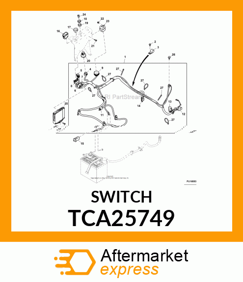 ROCKER SWITCH TCA25749