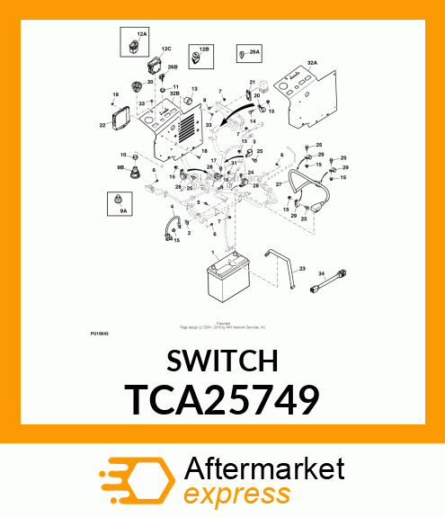 ROCKER SWITCH TCA25749