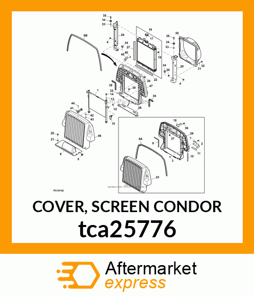 COVER, SCREEN CONDOR tca25776