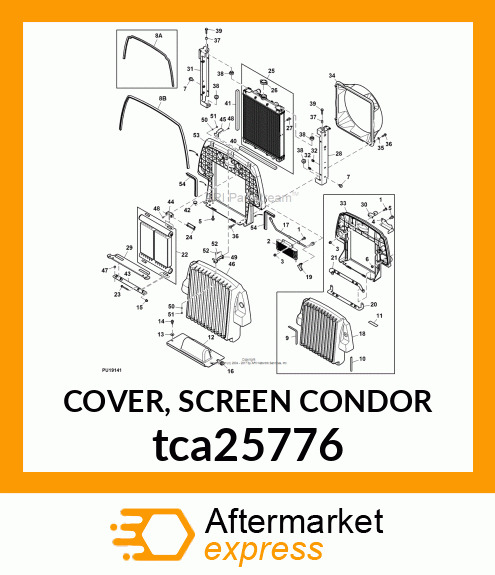 COVER, SCREEN CONDOR tca25776