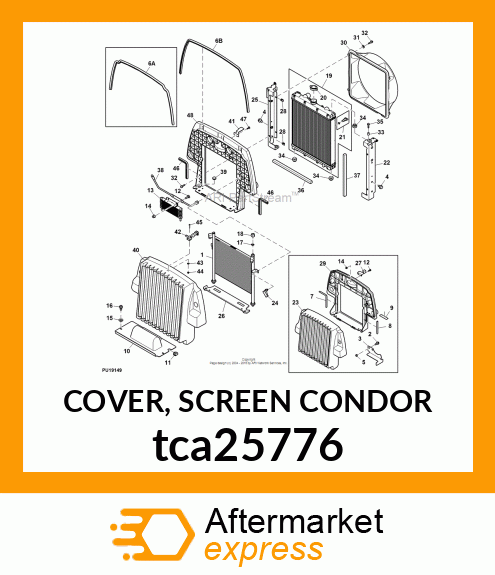 COVER, SCREEN CONDOR tca25776