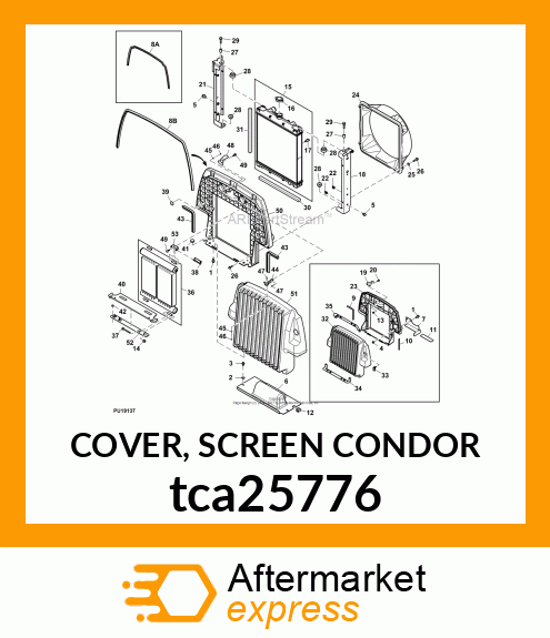 COVER, SCREEN CONDOR tca25776