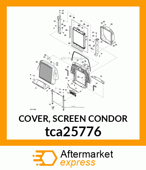 COVER, SCREEN CONDOR tca25776