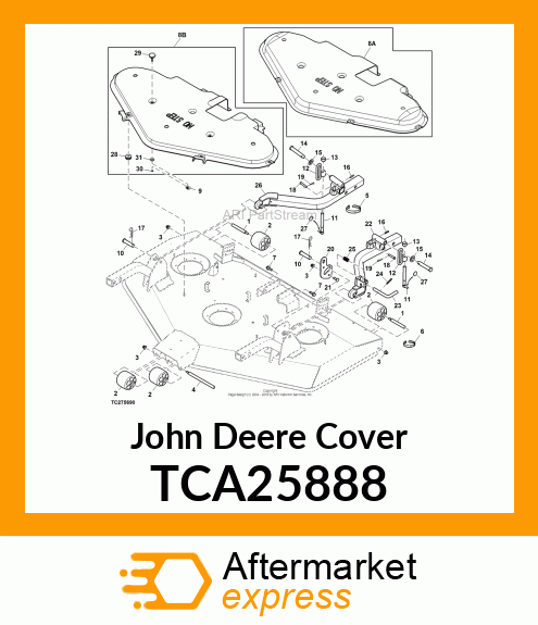 BELT SHIELD, 62" RD ASSY, NA TCA25888