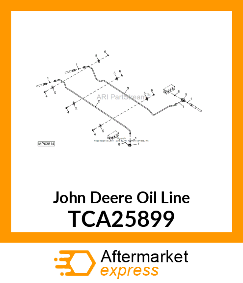 TUBE, HYDRAULIC TCA25899