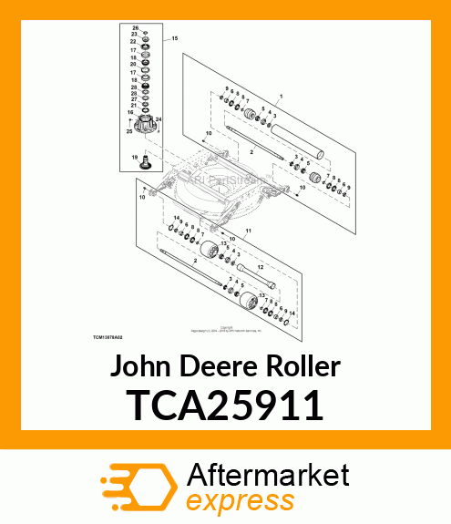 ROLLER, FRONT TCA25911