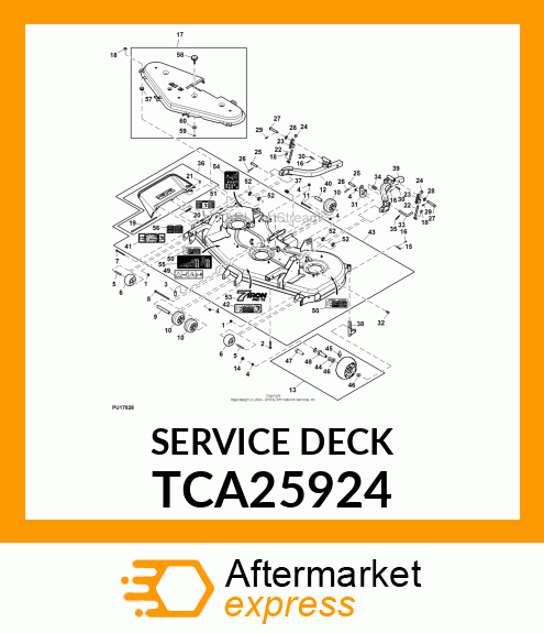 SERVICE DECK TCA25924