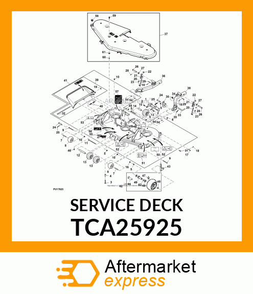 SERVICE DECK TCA25925