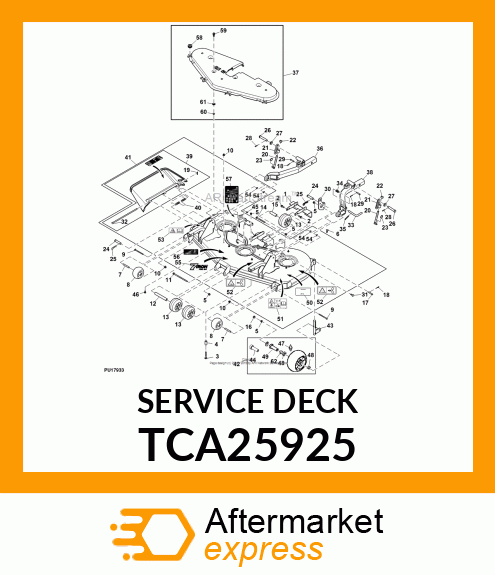 SERVICE DECK TCA25925