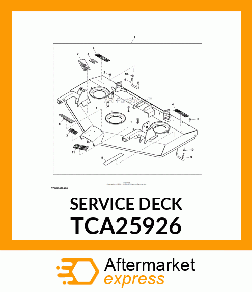 SERVICE DECK TCA25926