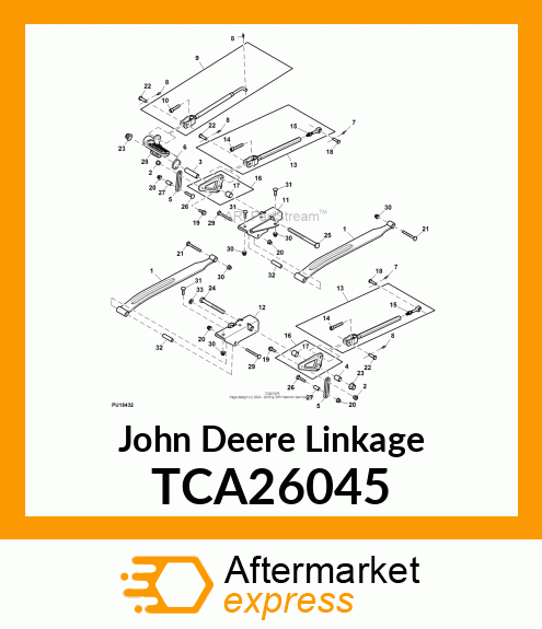 LINKAGE, LINKAGE, PEDAL RELAY TCA26045