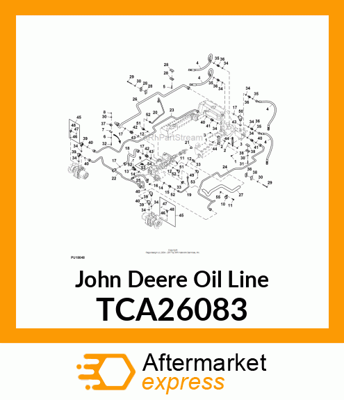 OIL LINE, PUMP TO CROSSLINE TCA26083