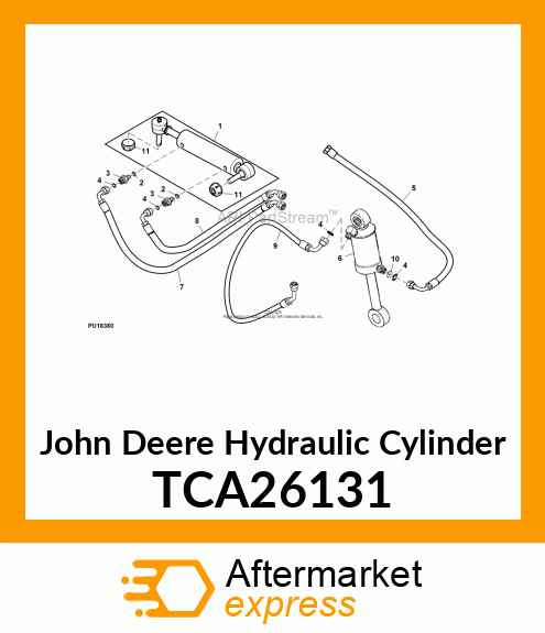 HYDRAULIC CYLINDER, RELEASE PRODUCT TCA26131