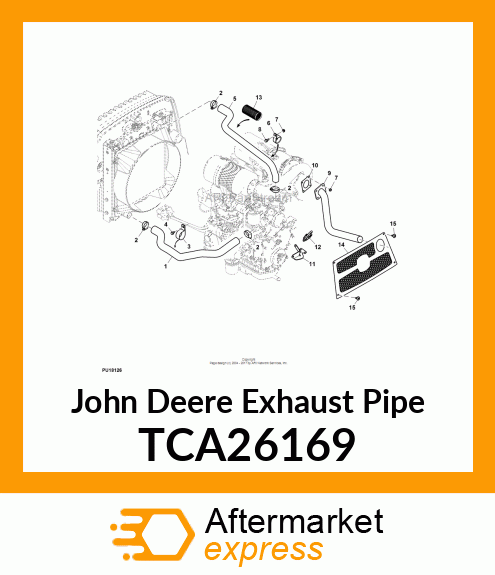 EXHAUST PIPE TCA26169